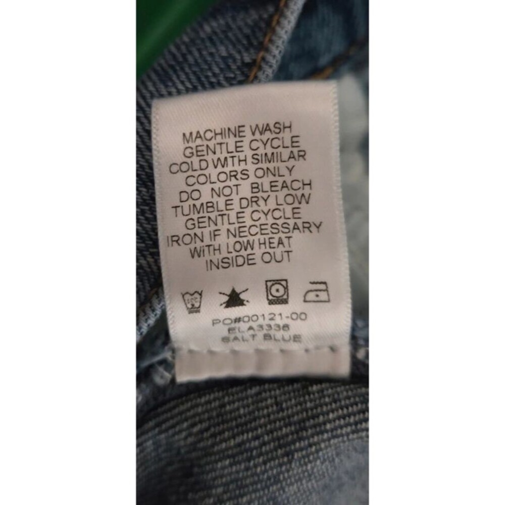 Evereve Blue Medium Wash Denim Skirt Womens 28 - Picture 9 of 9